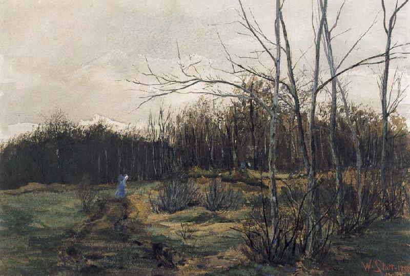 Woodgathering, William Stott of Oldham